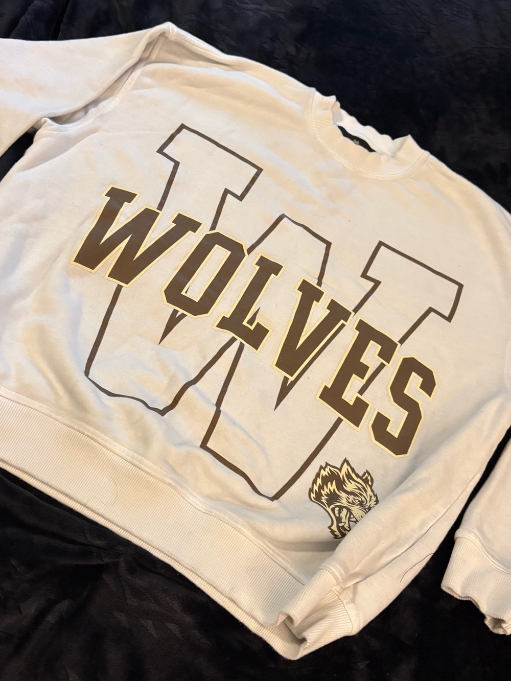 Darc Sport White Wolves Graphic Crewneck Sweatshirt